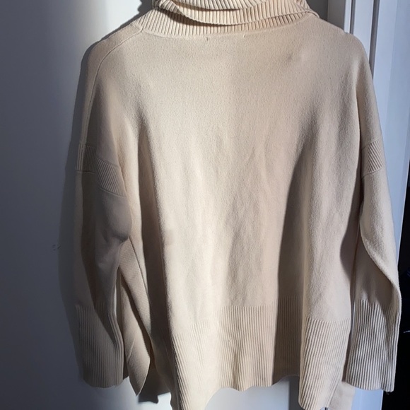 French Connection Cream Cowl Neck Sweater - Picture 8 of 8